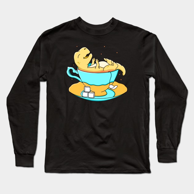 Tea Rex Long Sleeve T-Shirt by Kimprut